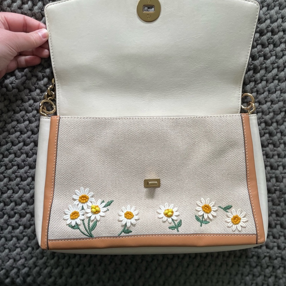 Kira Canvas Appliqué Bag | Tory Burch - Picture 8 of 16